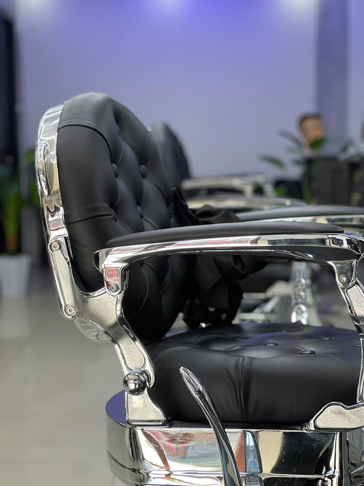 Sillón de barbería del local de Talento Urbano